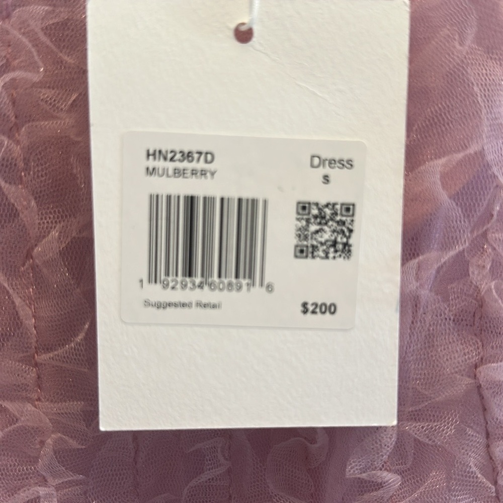 Endless Rose Mauve Ruffled Tulle Mini Dress - Picture 4 of 9